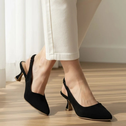 Black Court Shoes
